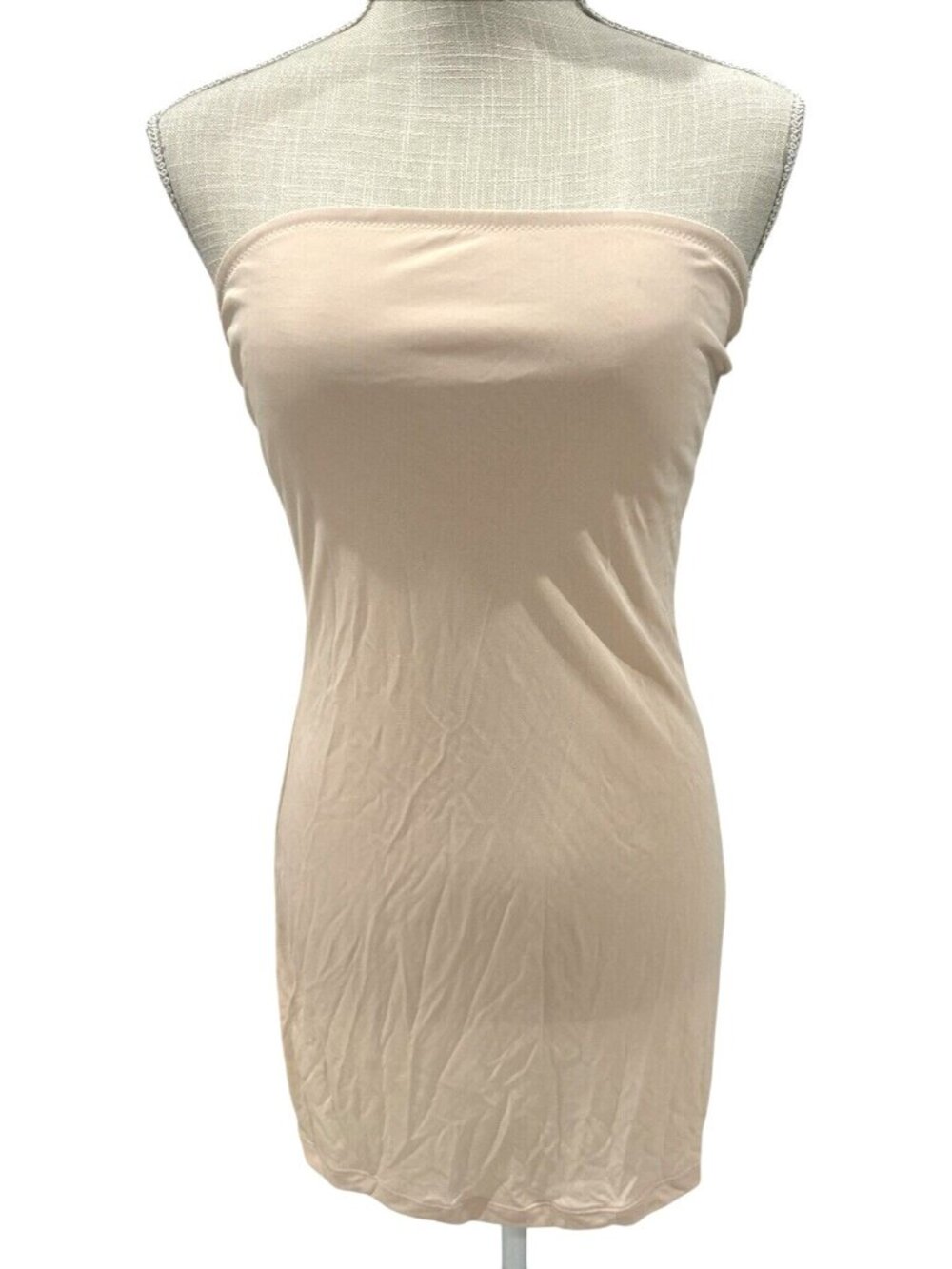 Cabernet Womens Beige Strapless Slip Size M